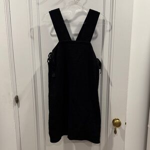 Madewell Textured Black Mini Dress